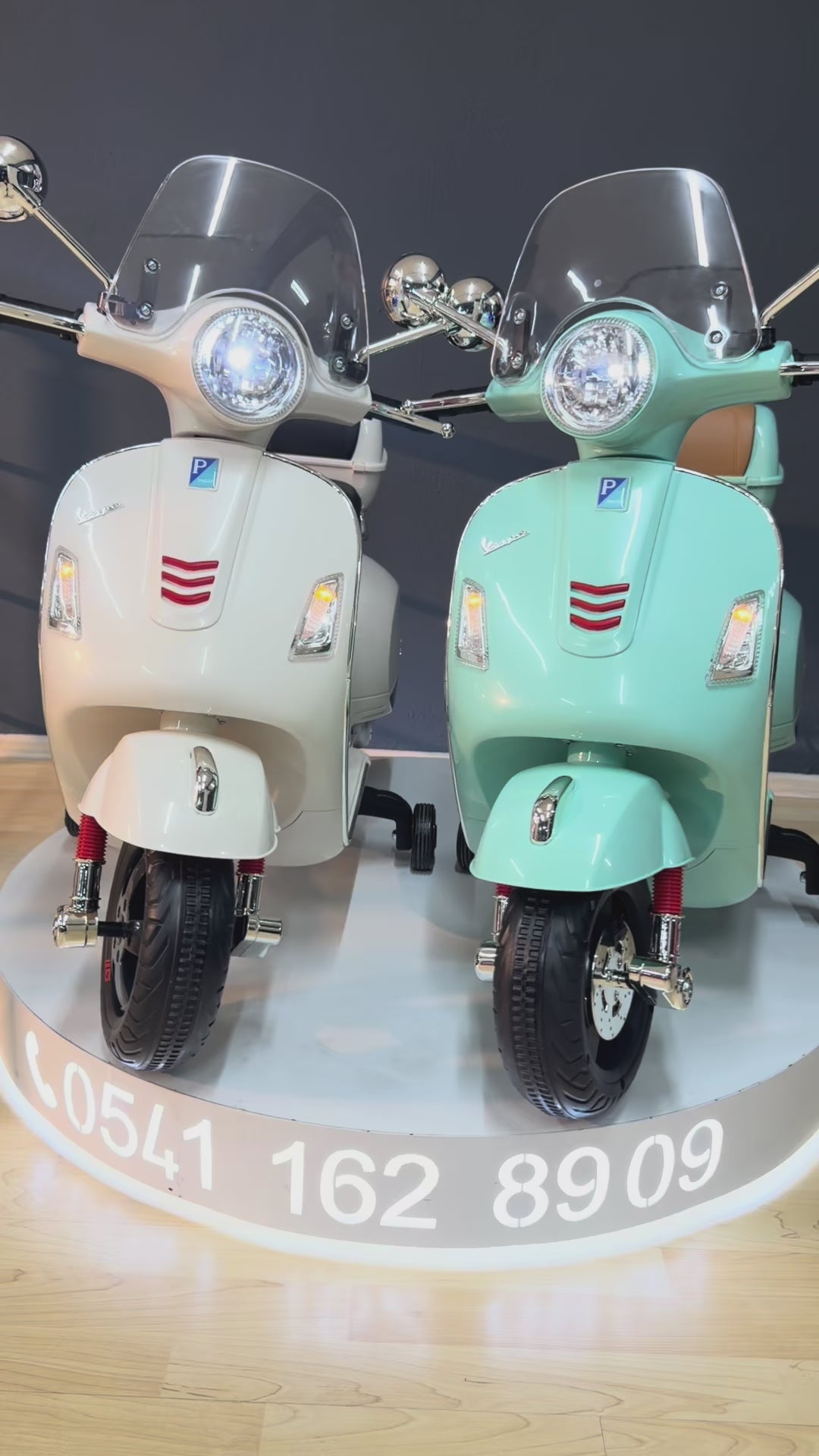 ORJİNAL VESPA AKÜLÜ MOTOR 12W  3-6 YAŞ  KREM