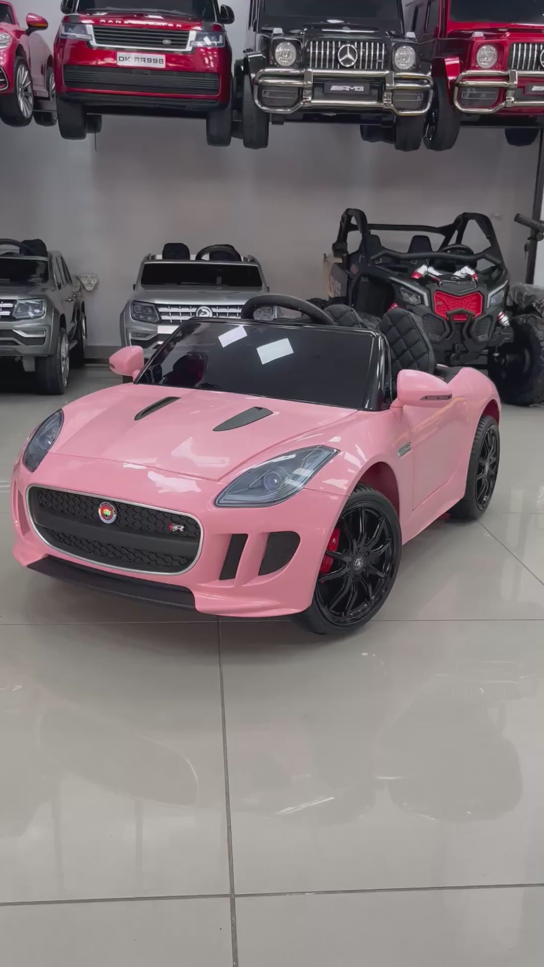 JAGUAR AKÜLÜ ARABA 12W 0-6 YAŞ PEMBE