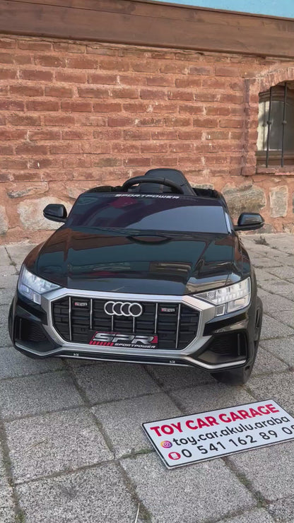 AUDİ AKÜLÜ ARABA 12W 0-6 YAŞ SİYAH
