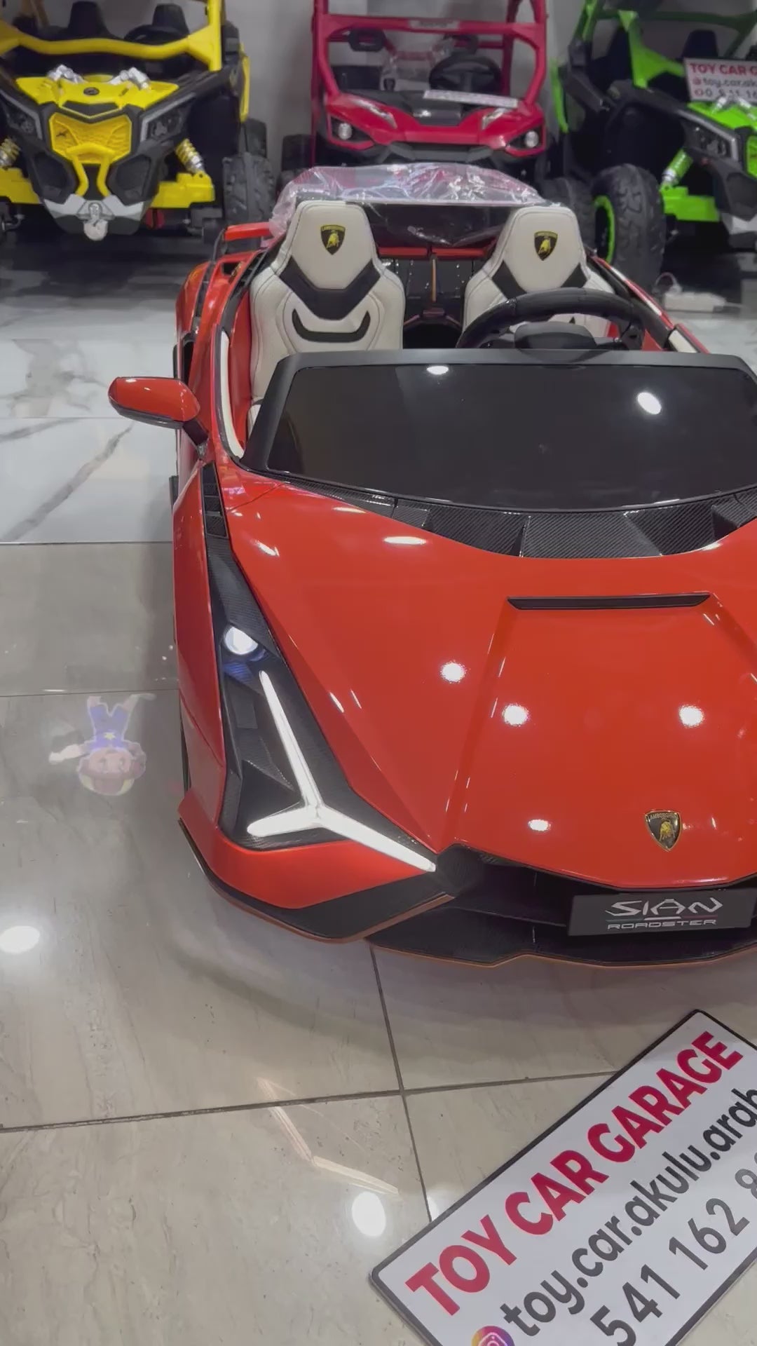 LAMBORGHİNİ SİAN DRİFT ARABASI 24W TURUNCU