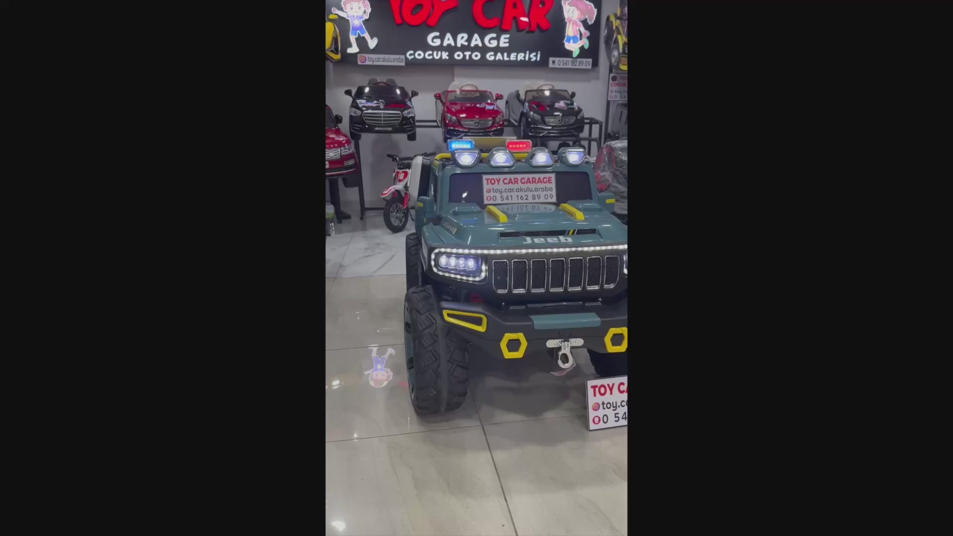 DEV JEEP 24W 4*4 YEŞİL