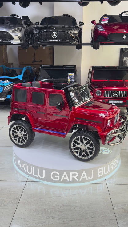 MERCEDES G63 KÜÇÜK BOY 12W 0-6 YAŞ BORDO