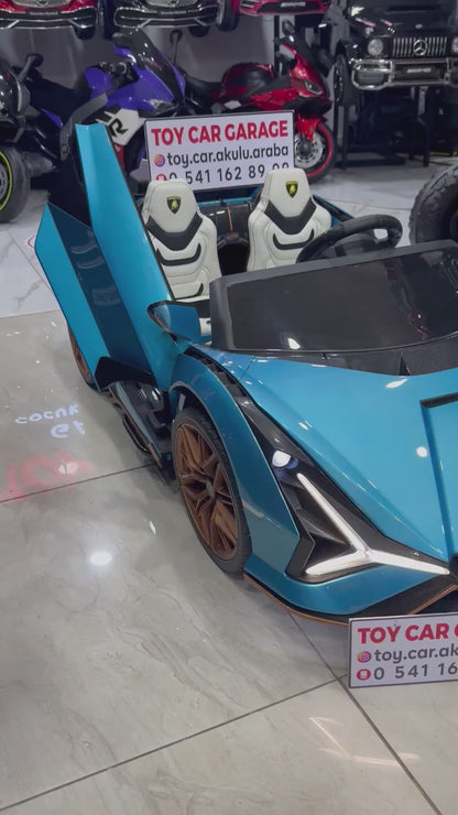 LAMBORGHİNİ SİAN DRİFT ARABASI 24W MAVİ