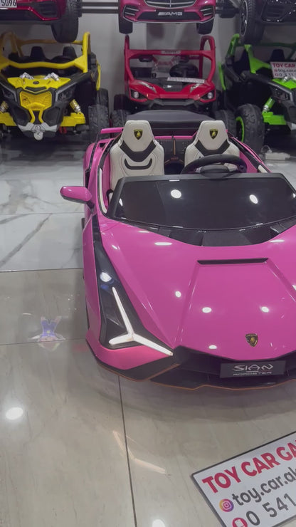 LAMBORGHİNİ SİAN DRİFT ARABASI 24W PEMBE
