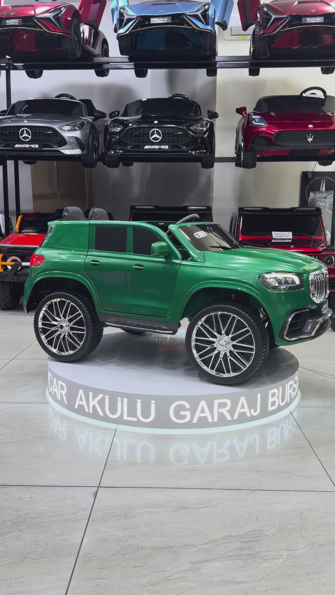 BMW AKÜLÜ ARABA 12W 0-6 YAŞ YEŞİL