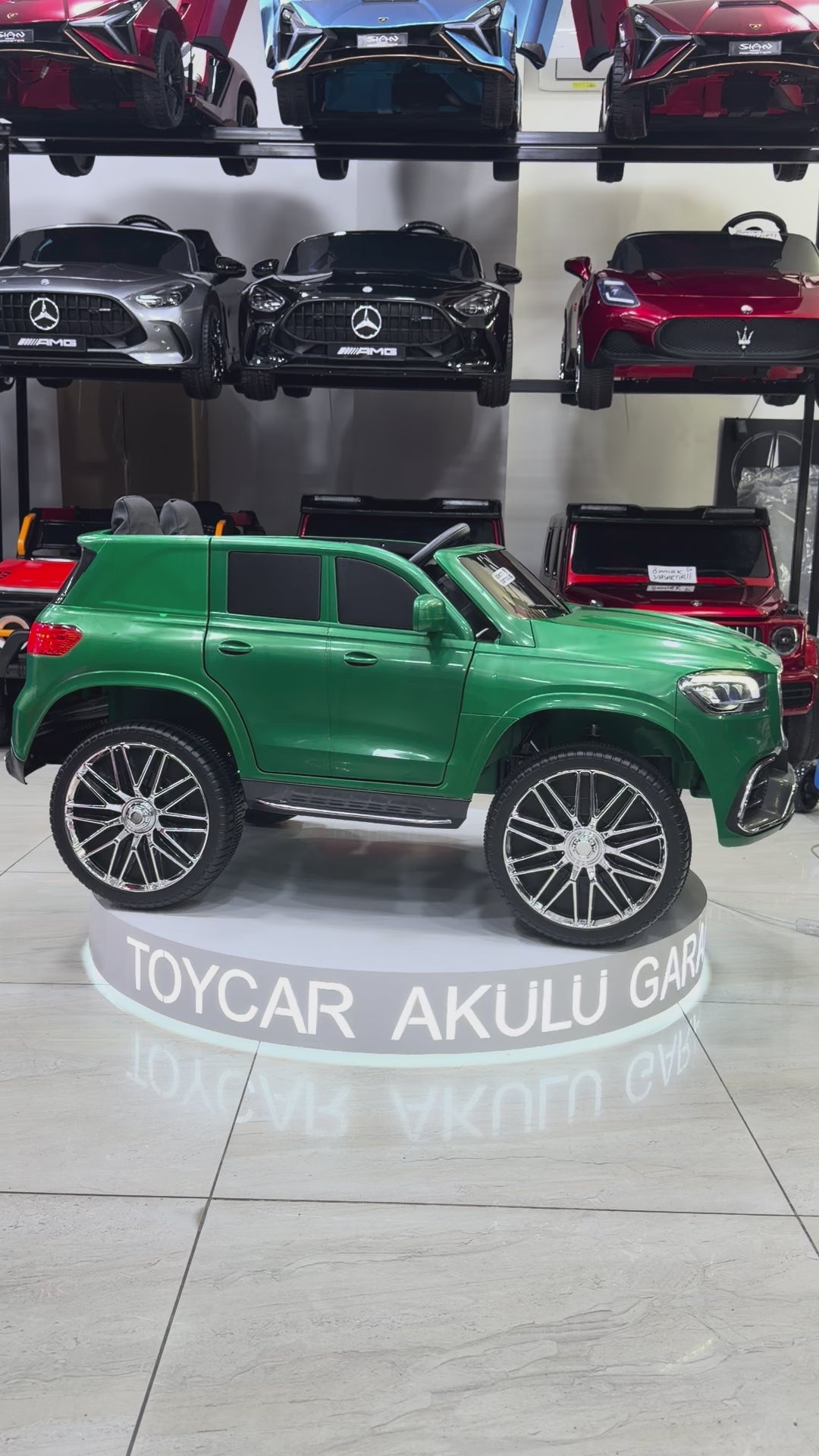 MASERATİ AKÜLÜ ARABA 12W 0-6 YAŞ YEŞİL