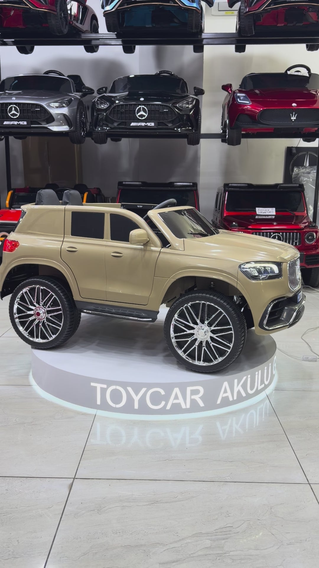 MASERATİ AKÜLÜ ARABA 12W 0-6 YAŞ KUM
