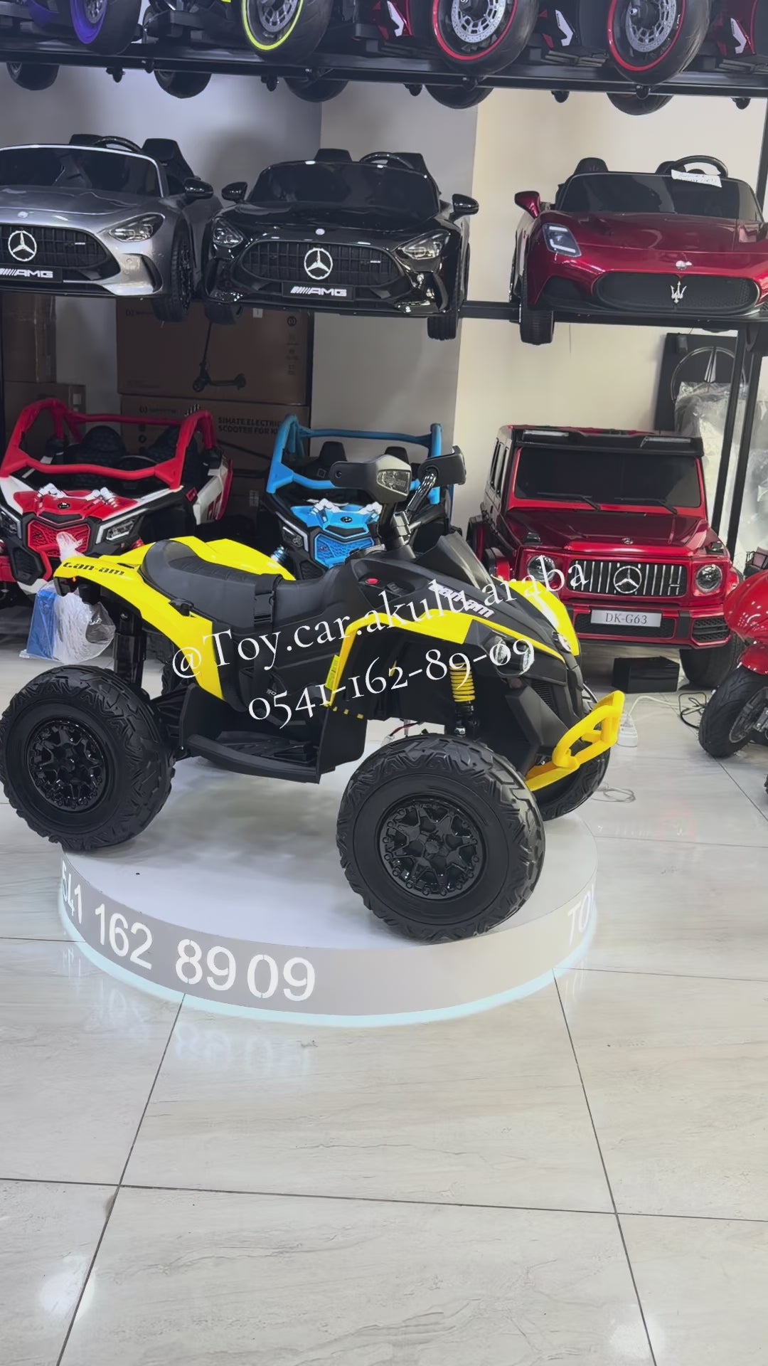 CAN-AM AKÜLÜ ATV 12W  3-8 YAŞ