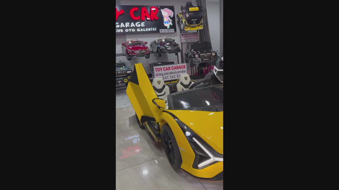 LAMBORGHİNİ SİAN DRİFT ARABASI 24W SARI