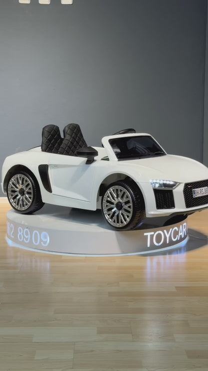 AUDİ AKÜLÜ ARABA 12W 0-6 YAŞ BEYAZ